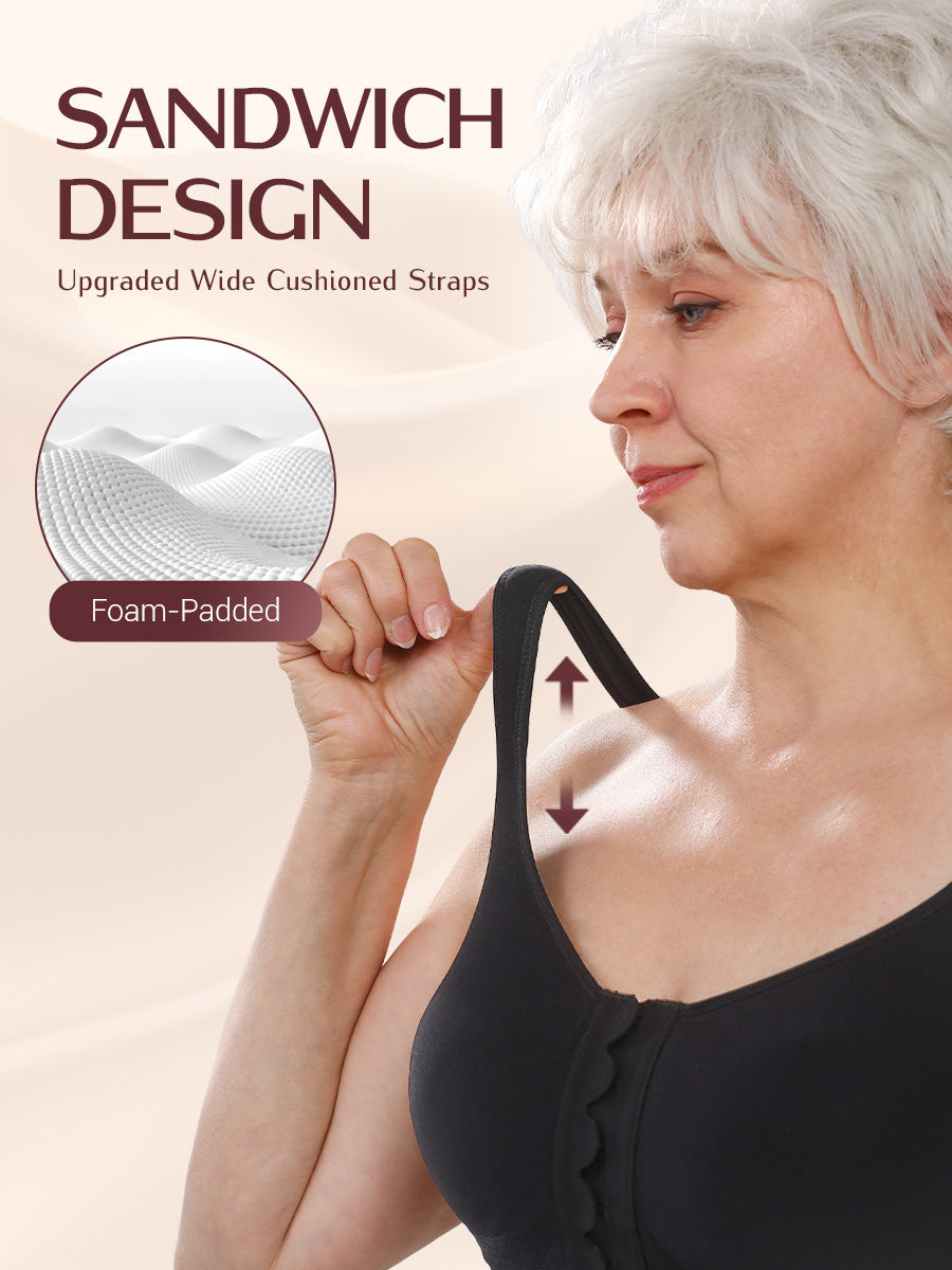 LOSWIE® ShellEase™Bra Soutien-gorge confortable à fermeture frontale
