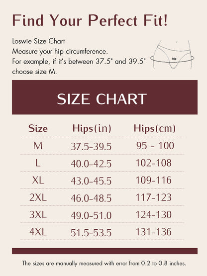 LOSWIE® Culotte haute absorption zéro fuite pour femme