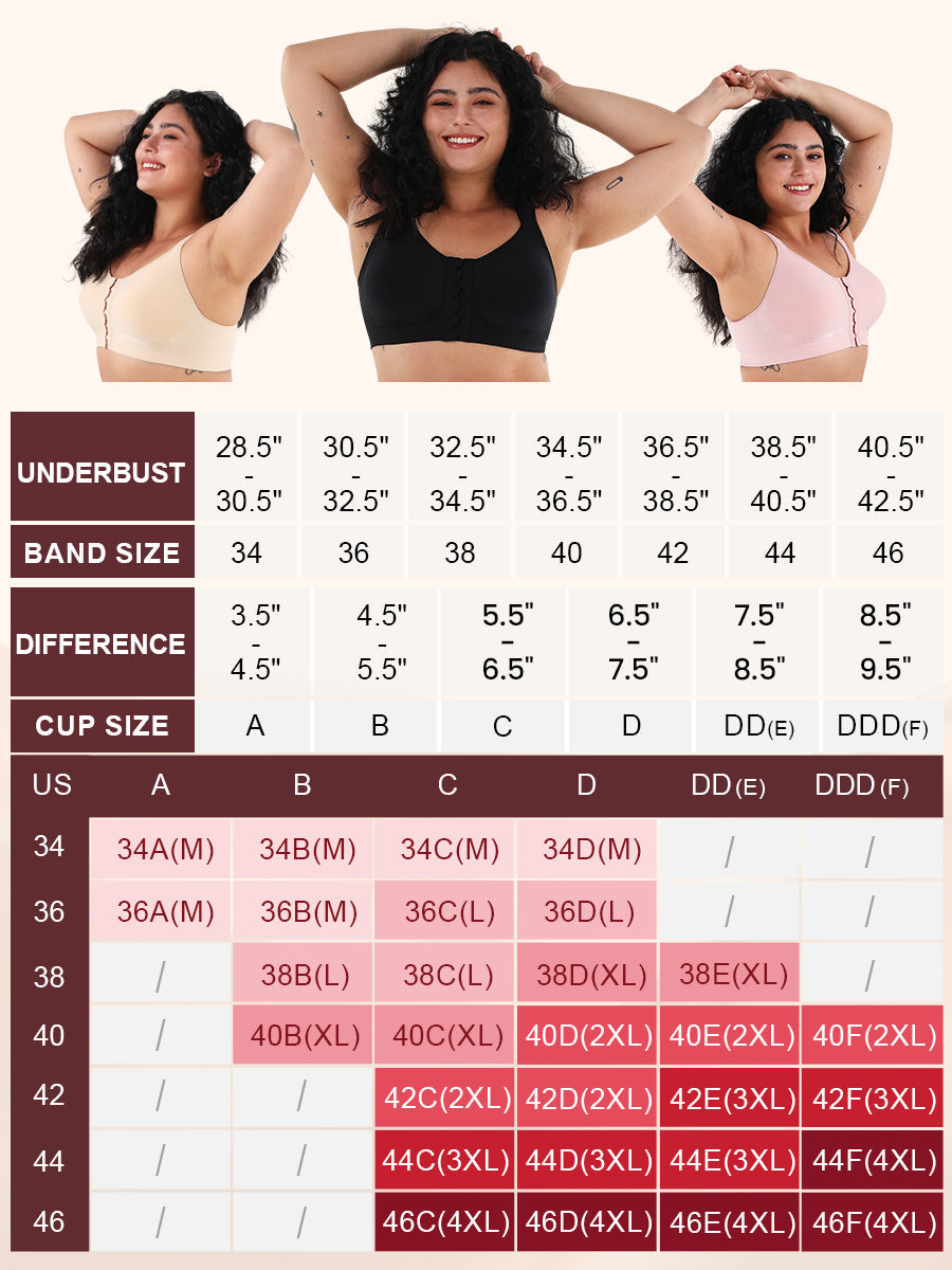 LOSWIE® ShellEase™Bra Soutien-gorge confortable à fermeture frontale